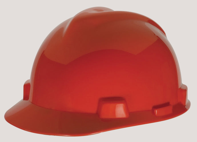 MSA V-Gard® 500 Protective Caps and Hats - w/ 6-Point Fas-trac III