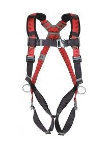 MSA V-FIT Harness, Standard, Back D-Ring, Quick-Connect  Leg Straps