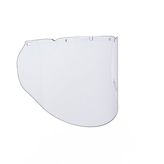 MSA V-Gard Propionate Visor, Molded, 9.25" x 18" x 0.098", Clear