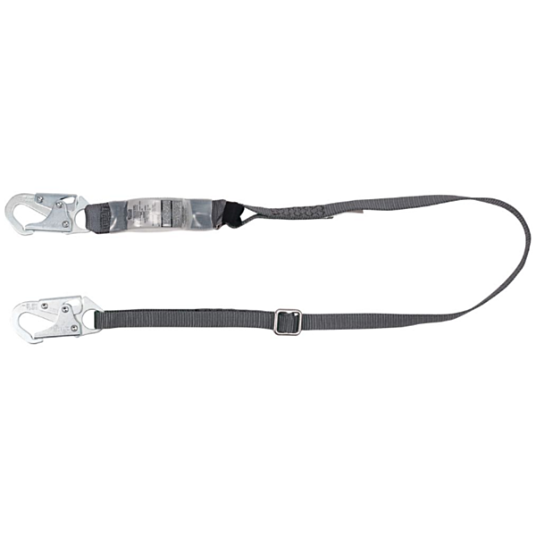 MSA Workman adjustable single-leg shock-absorbing lanyard