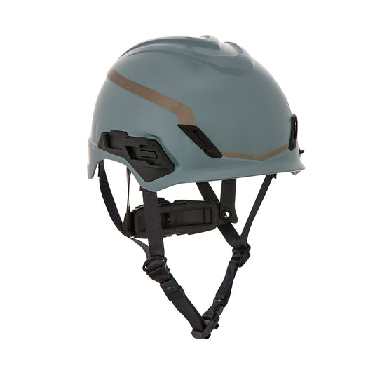 MSA V-Gard® H1 Safety Helmet, No vent, Gray, Fas-Trac® III Pivot