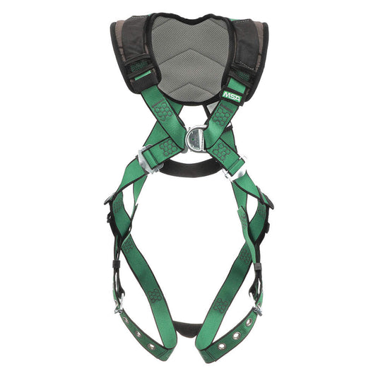 MSA V-FORM+ Harness, Standard, Back & Chest D-Rings, Tongue Buckle Leg Straps