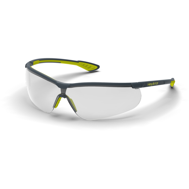 HEXARMOR TRUESHIELD ANIT-FOG SAFETY GLASSES - VS250