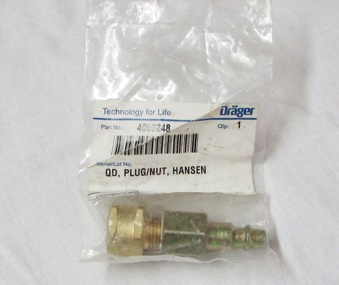 PLUG AND NUT HANSEN BRASS