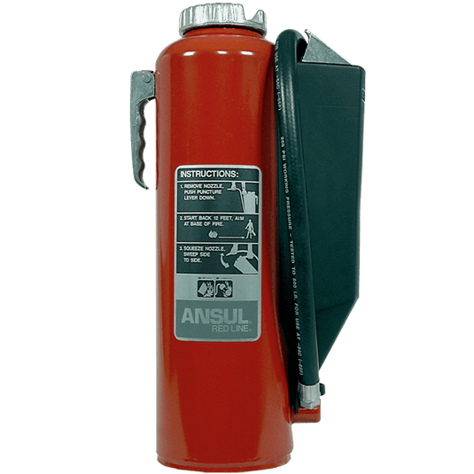 ANSUL RED LINE 20LBS CARTRIDGE OPERATED (CO2) FIRE EXTINGUISHER, ABC I-A-20-G-A,6-A:60-B:C - 435115