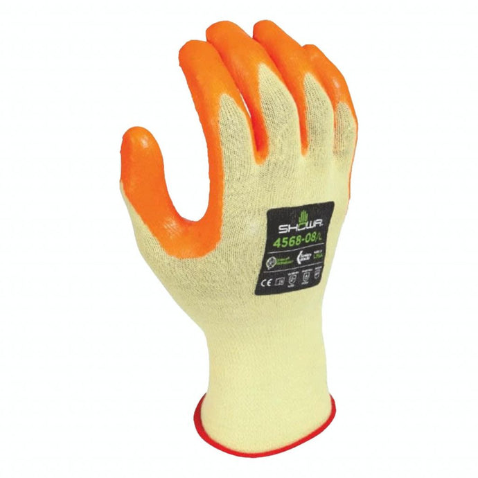 SHOWA HI VIS ORANGE/YELLOW KEVLAR ANSI LEVEL - 4568