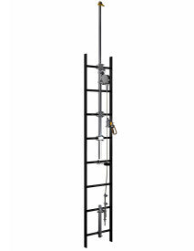 3M™ DBI-SALA® LAD-SAF™ CABLE VERTICAL SAFETY SYSTEM BRACKETRY 6116618, TELESCOPING EXTENSION, 4 USER, GALVANIZED STEEL, 1/CASE