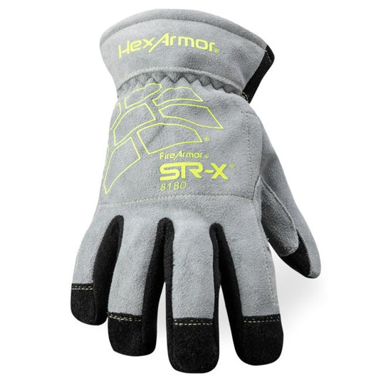 HEXARMOR FIREARMOR® FIRE FIGHTER GLOVES WITH GAUNTLET CUFF - SR-X® 8180