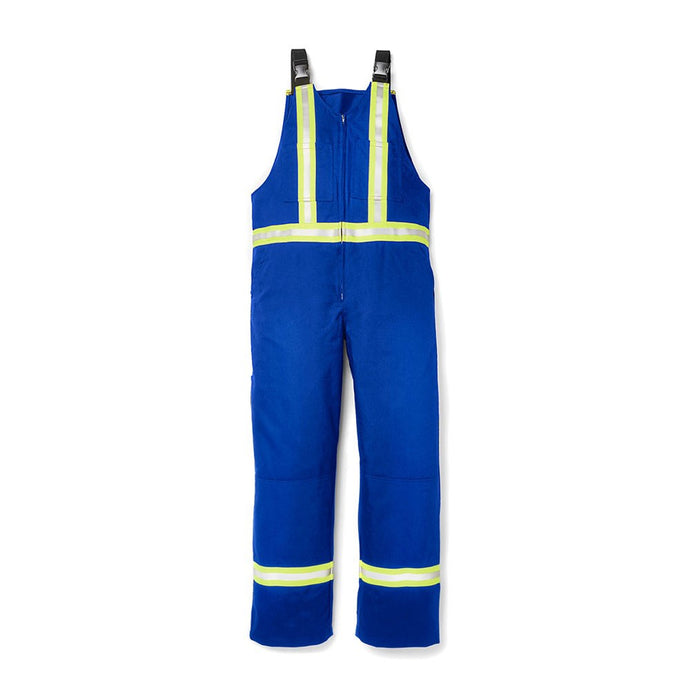 RASCO FR ROYAL BLUE LIGHT WEIGHT BIB OVERALLS W/ 2'' CSA REFLECTIVE - FR2505RB