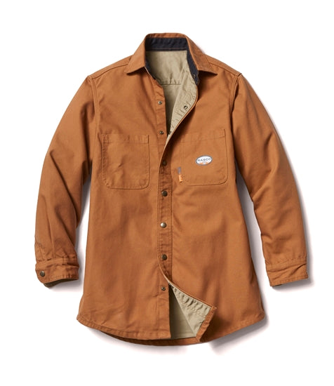 RASCO BROWN FR SHIRT JACKET, SIZE SMALL - FR3407BN-S