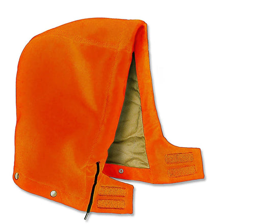 RASCO FR INSULATED REMOVABLE HOOD FOR WINTER PARKA, ORANGE - FR6306