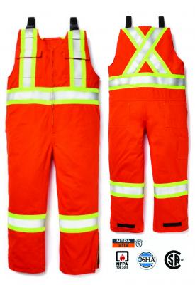 RASCO WESTEX ULTRASOFT HI-VIS BIB OVERALL. FR 9 OZ - FR6606