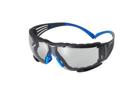 3M™ SECUREFIT™ PROTECTIVE EYEWEAR 400 SERIES, SF407SGAF-BLU-F, INDOOR/OUTDOOR SCOTCHGARD™ ANTI-FOG LENS, REMOVABLE FOAM GASKET